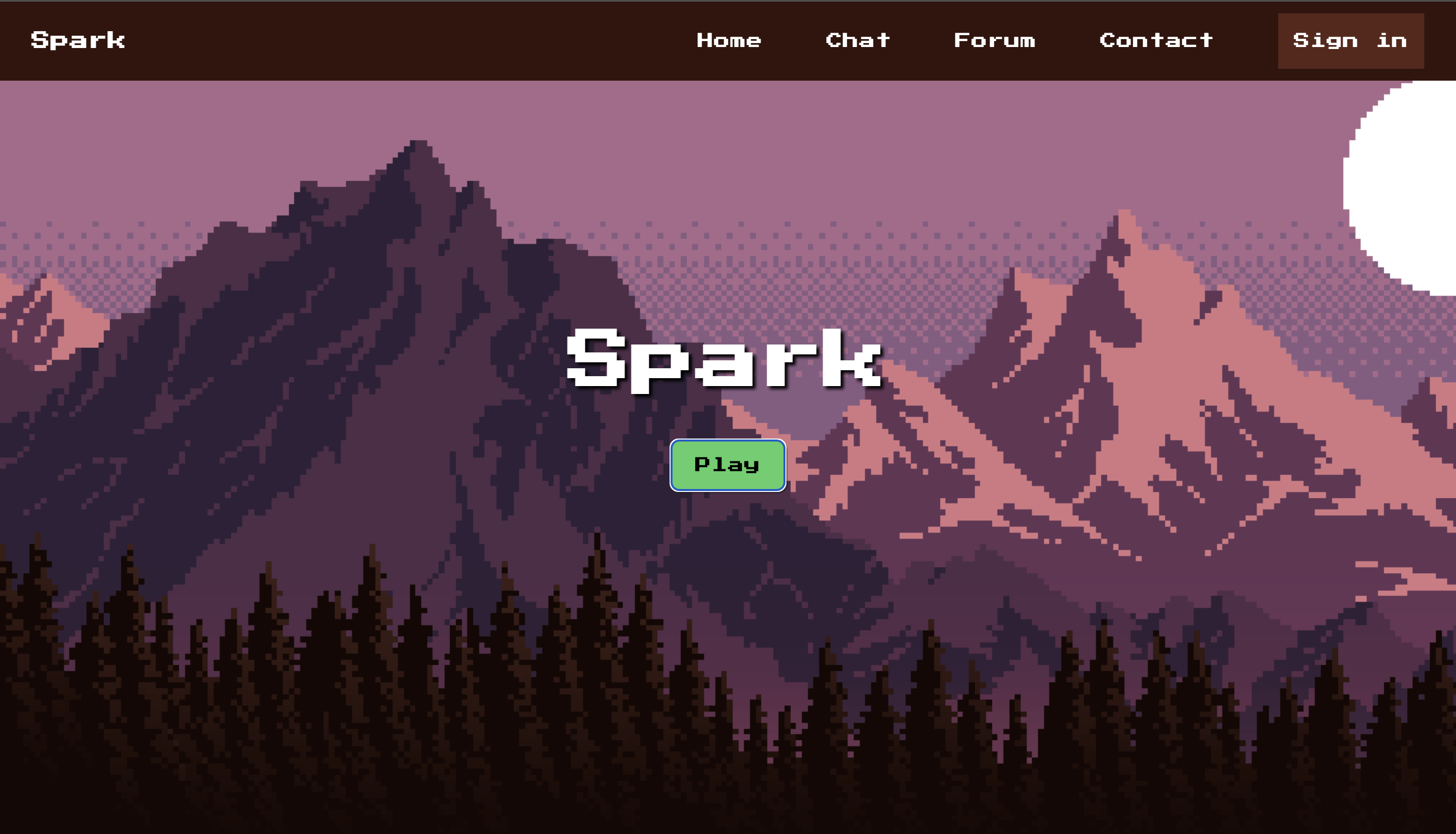 Spark Game Website